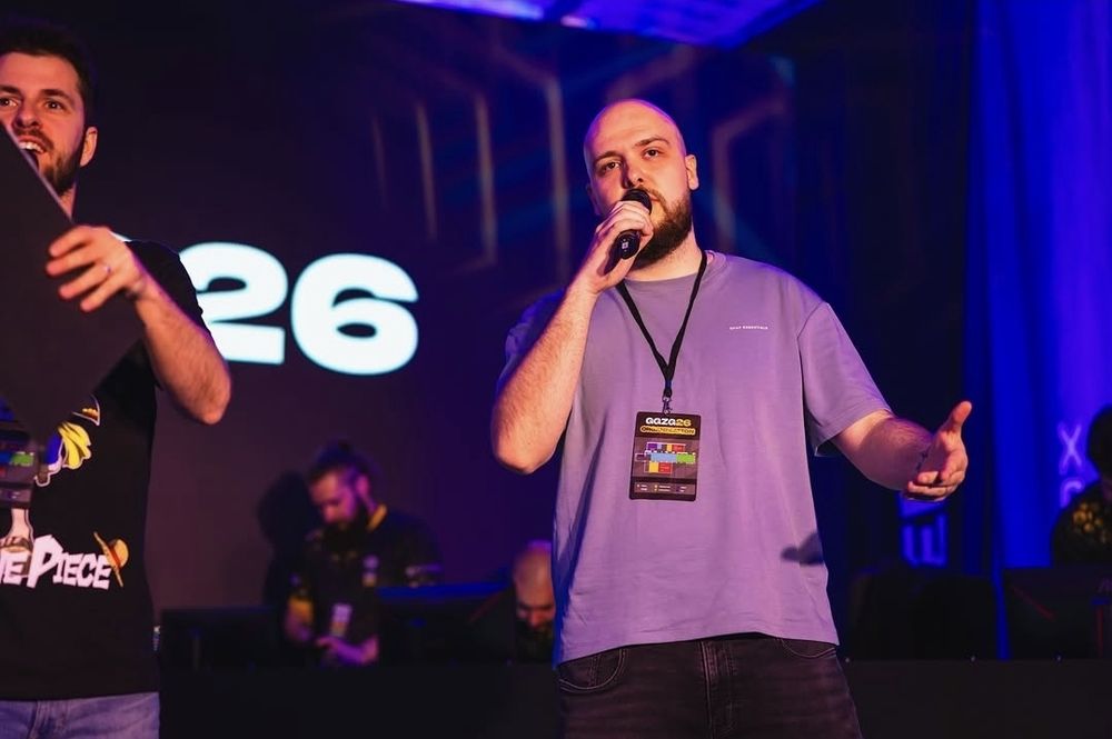 Tom Medek vodi program na pozornici Good Game Zagreba 2026