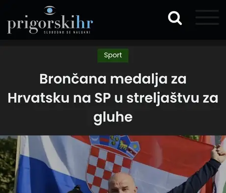 Prigorski.hr: Brončana medalja za Hrvatsku na SP-u u streljaštvu za gluhe