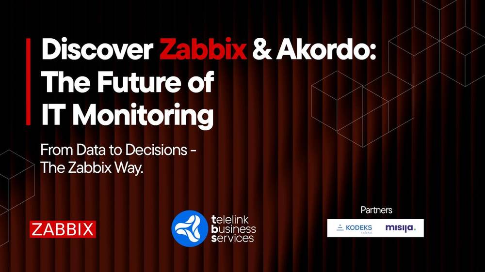 Vizual eventa Discover Zabbix & Akordo: The Future of IT Monitoring
